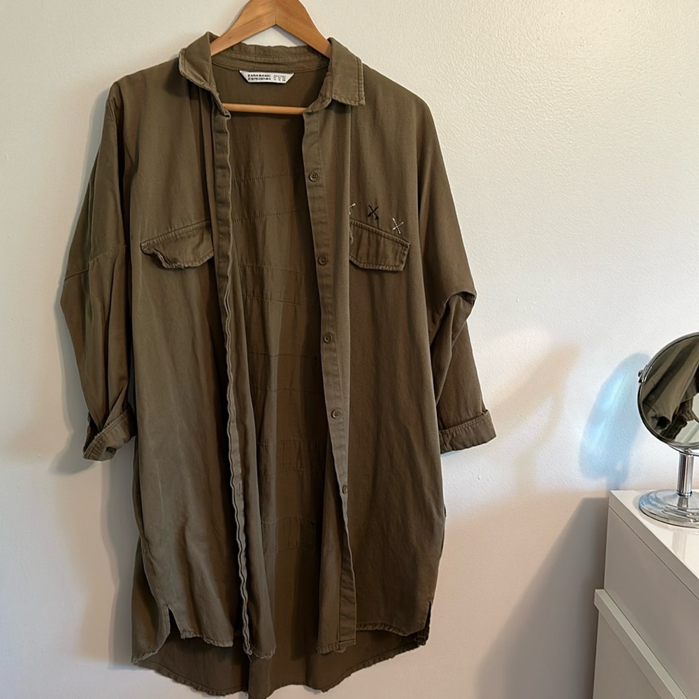Zara Denim shirt dress